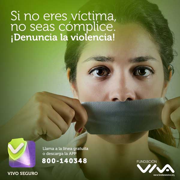 Fundación VIVA apoya a la lucha contra la violencia y el Covid-19