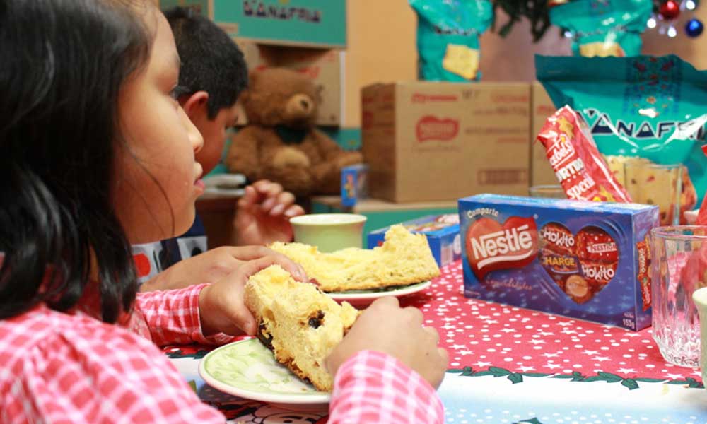 Nestlé y Mabel´s llegaron a hogares destacando que el mejor regalo en navidad, es compartir