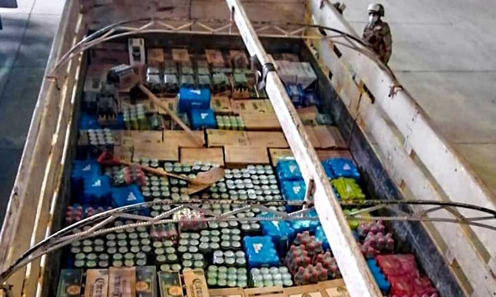 Aduana comisa bebidas alcohólicas de contrabando en Potosí valuadas en más de Bs 96.000