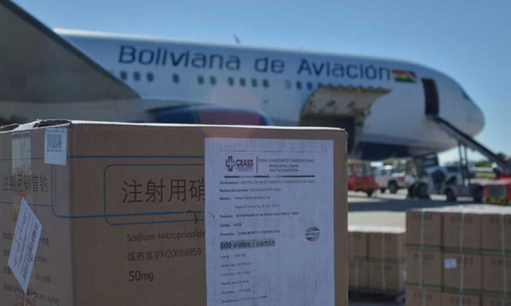 Bolivia y China confirman que el 30 de marzo llega al país nuevo lote de vacunas anticovid