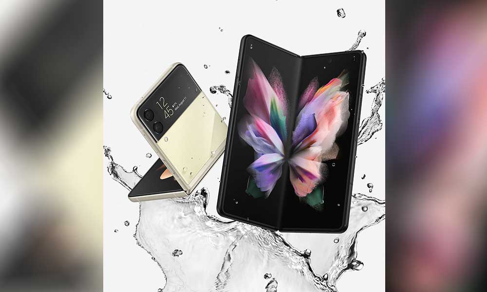 Samsung Galaxy Z Fold 3 y Z Flip 3 son los primeros celulares plegables resistentes al agua