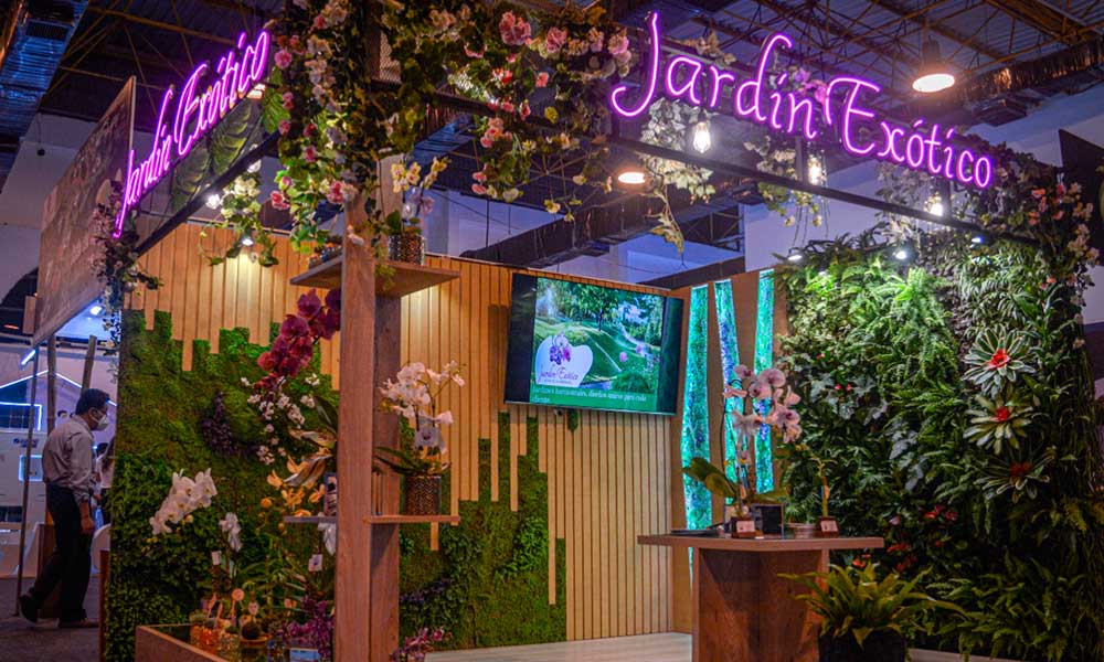 Expocruz se viste de verde con la presencia de Jardín Exótico