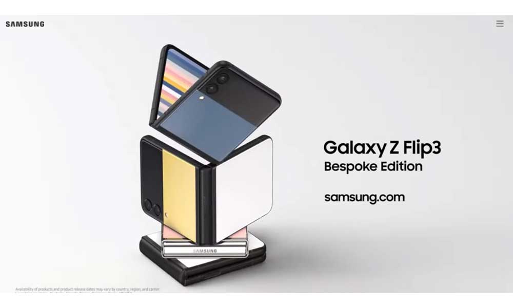 Samsung presentó el Galaxy Flip3 Bespoke Edition
