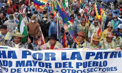 Luis Arce lidera la primera gran marcha de su gestión Luis Arce lidera la primera gran marcha de su gestión