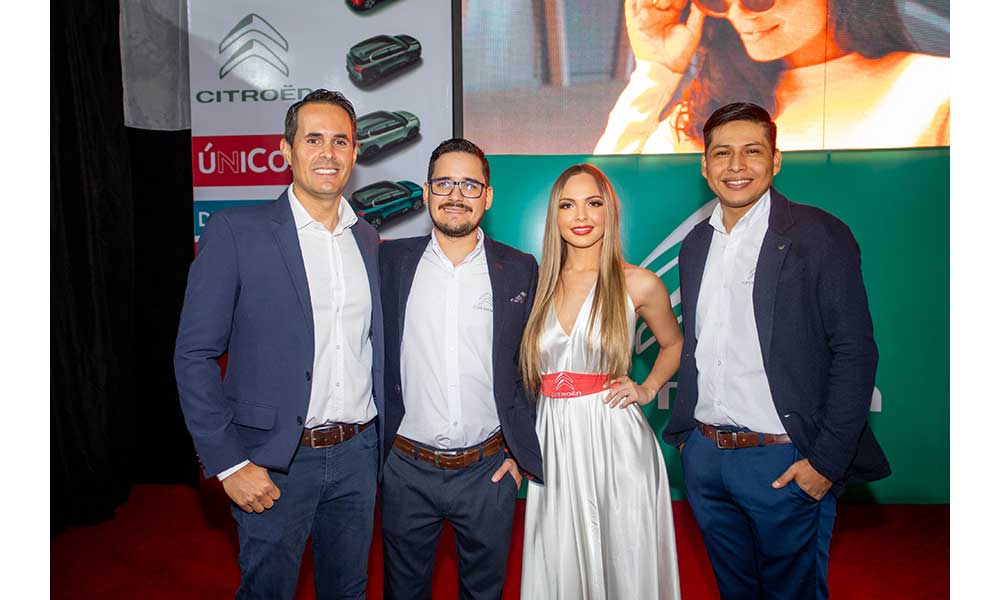 Citroën, la automotriz francesa, fue presentada en Bolivia como en las grandes capitales de la moda