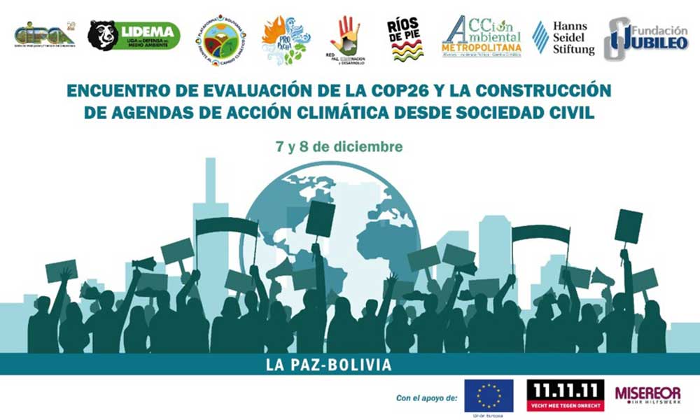Encuentro de evaluación de la COP26 y la construcción de agendas de acción climática desde sociedad civil