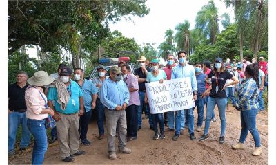 Ejecutan orden de desalojo del predio avasallado Lousiana Ejecutan orden de desalojo del predio avasallado Lousiana