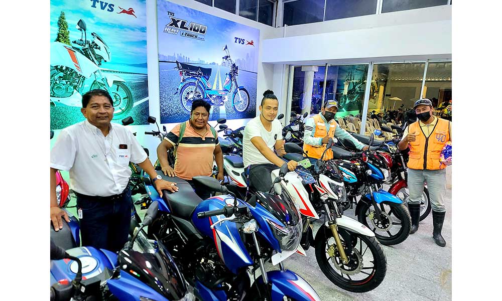 SACI amplía la presencia de las motocicletas TVS en Trinidad