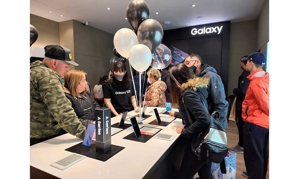 Samsung inaugura su tienda más al sur del mundo