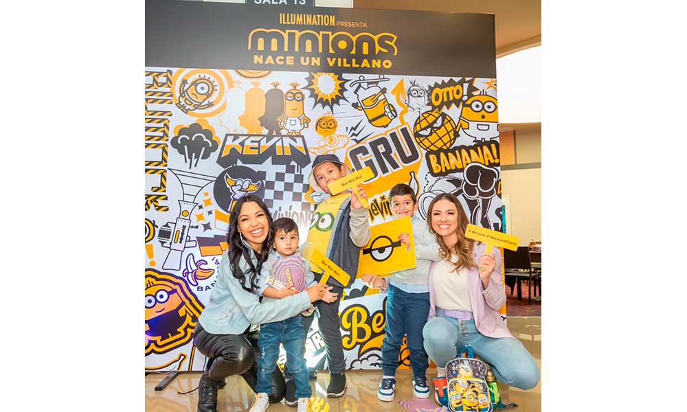 Chicos y grandes disfrutaron de la  avant premier de “Minions: Nace un villano”