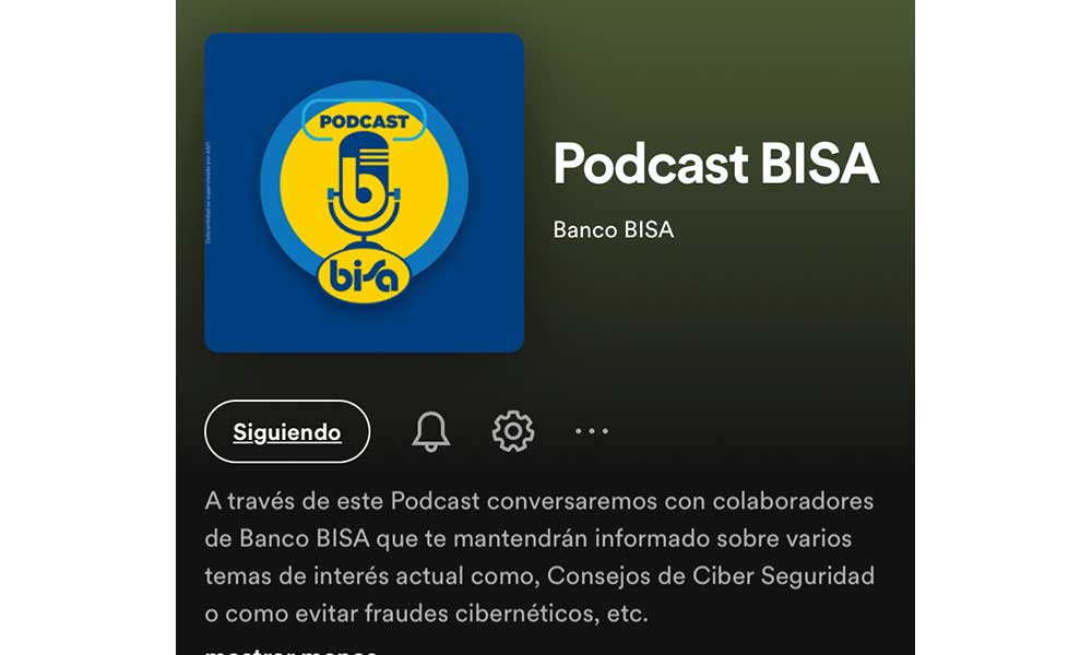 BISA presenta un ciclo de podcasts con consejos de seguridad