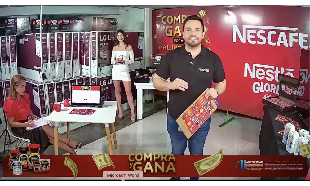Nescafé y Gloria realizan una primera premiación con televisores, celulares y Bs 100.000 a sus consumidores