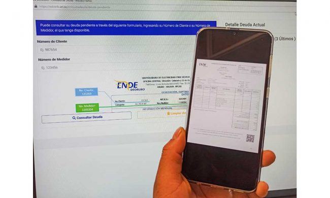 Usuarios de ENDE DEORURO ingresan en el nuevo sistema de facturación electrónica Usuarios de ENDE DEORURO ingresan en el nuevo sistema de facturación electrónica