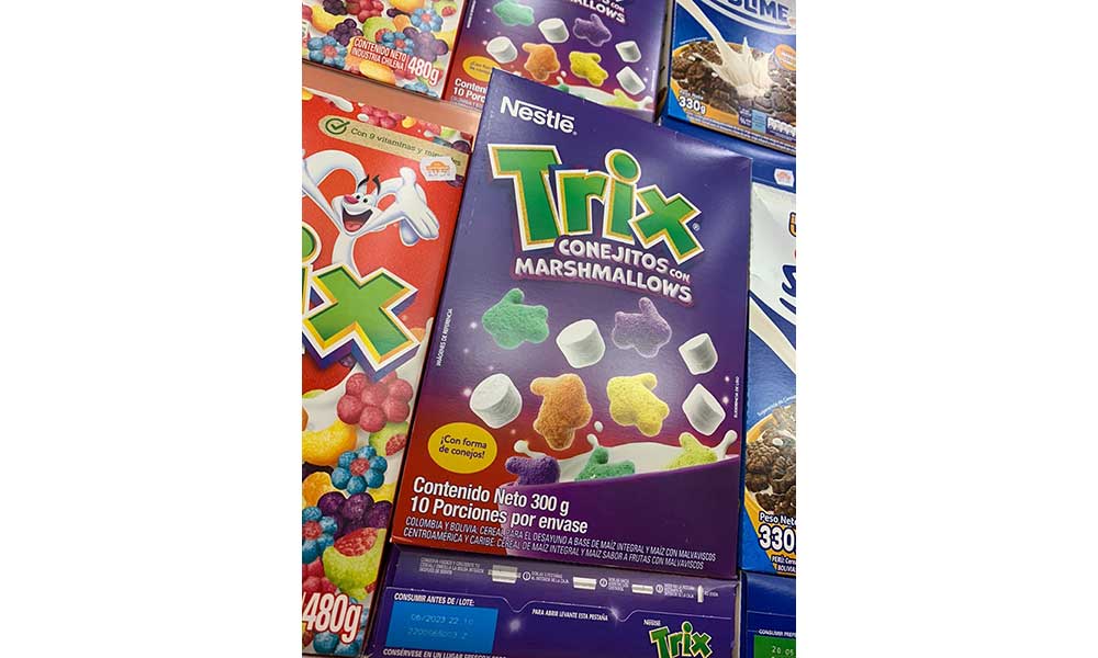 Llega al mercado Boliviano el nuevo cereal Trix Conejitos con marshmallows