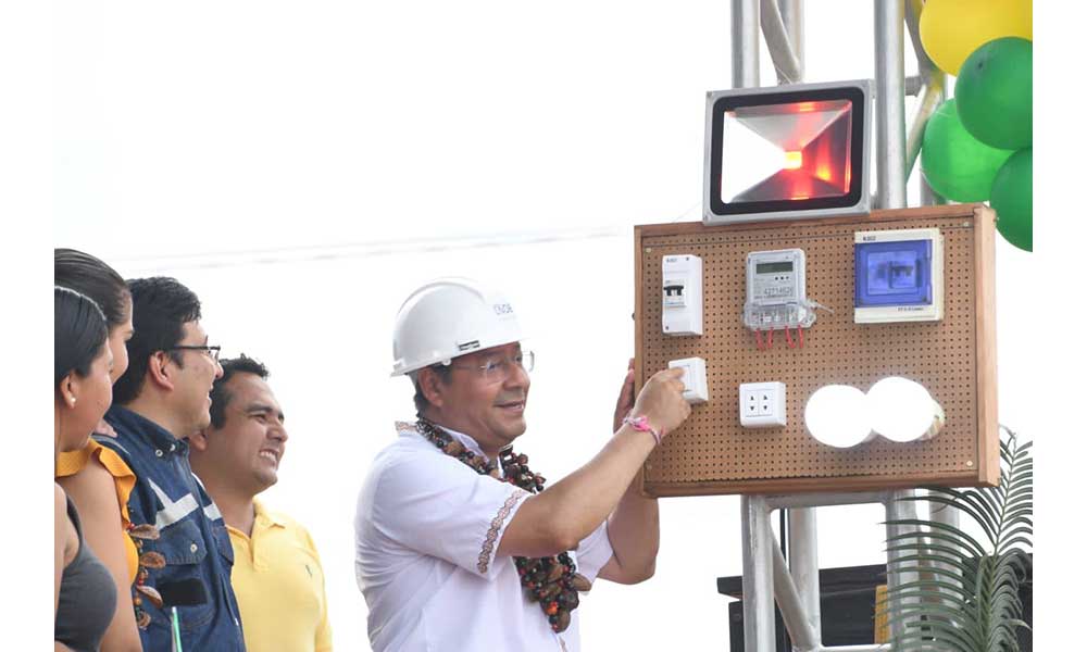 Gobierno nacional homenajea a pando con ampliaciones eléctricas para 28 comunidades, urbanizaciones y barios