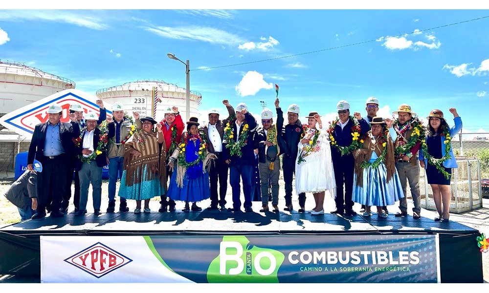 Gobierno construirá la Planta de Biodiesel II en El Alto con una inversión de aproximadamente $us40 millones