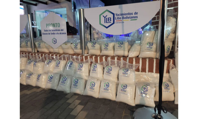 YLB promociona sal industrial de alta pureza en la Agropecruz 2023 YLB promociona sal industrial de alta pureza en la Agropecruz 2023