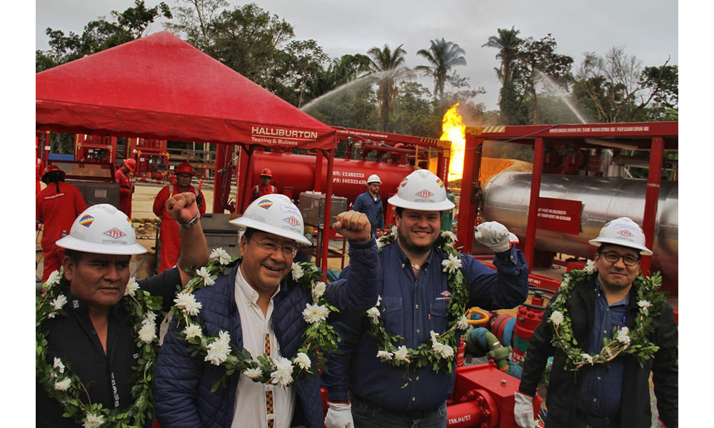 Arce destaca histórico retorno de YPFB a la exploración y explotación de hidrocarburos como empresa operadora