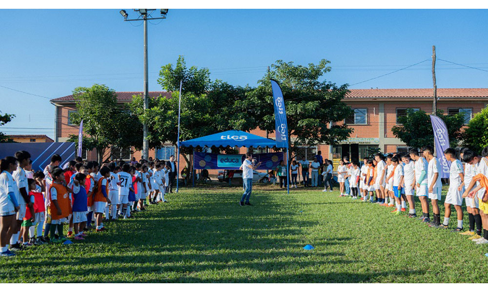 Tigo y Fundación Real Madrid contribuyen a la educación y el deporte en Bolivia