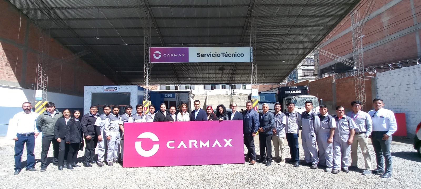 Carmax inaugura un moderno y completo taller de servicio técnico en La Paz
