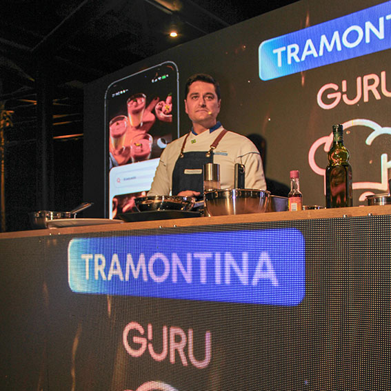 Tramontina presenta gurú la placa de cocción interactiva que te enseña a cocinar