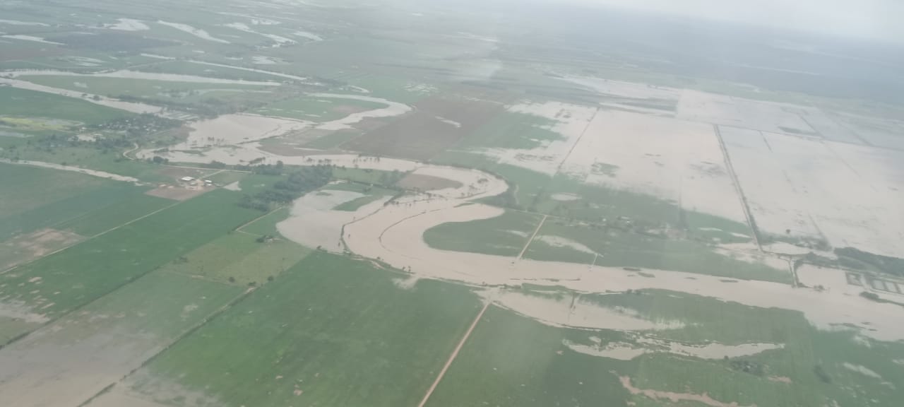 Inundaciones y heladas afectan 24.500 hectáreas de cultivos en cuatro departamentos