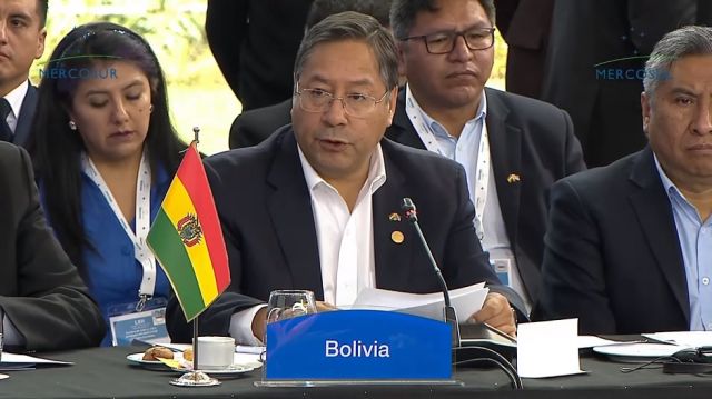 Arce afirma que el ingreso de Bolivia al Mercosur es una oportunidad para la integración