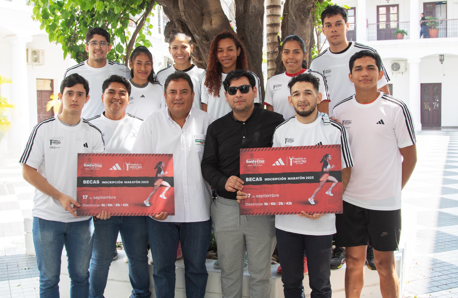 Adidas y la Alcaldía becaron a 10 atletas destacados para que participen en la maratón de Santa Cruz de la Sierra
