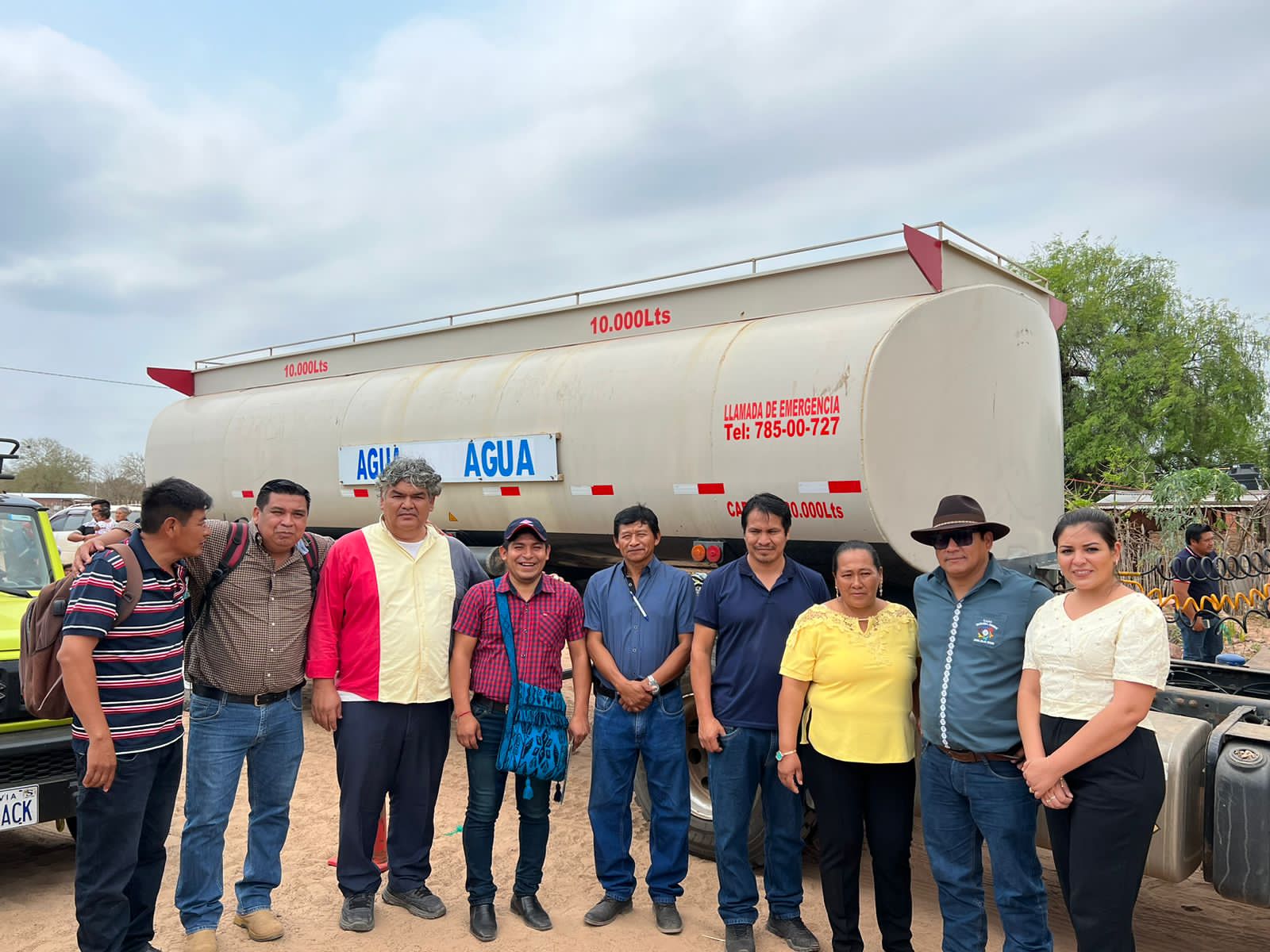 Chaco entrega 40,000 litros de agua a comunidades Charagua y Keremba Iyambae