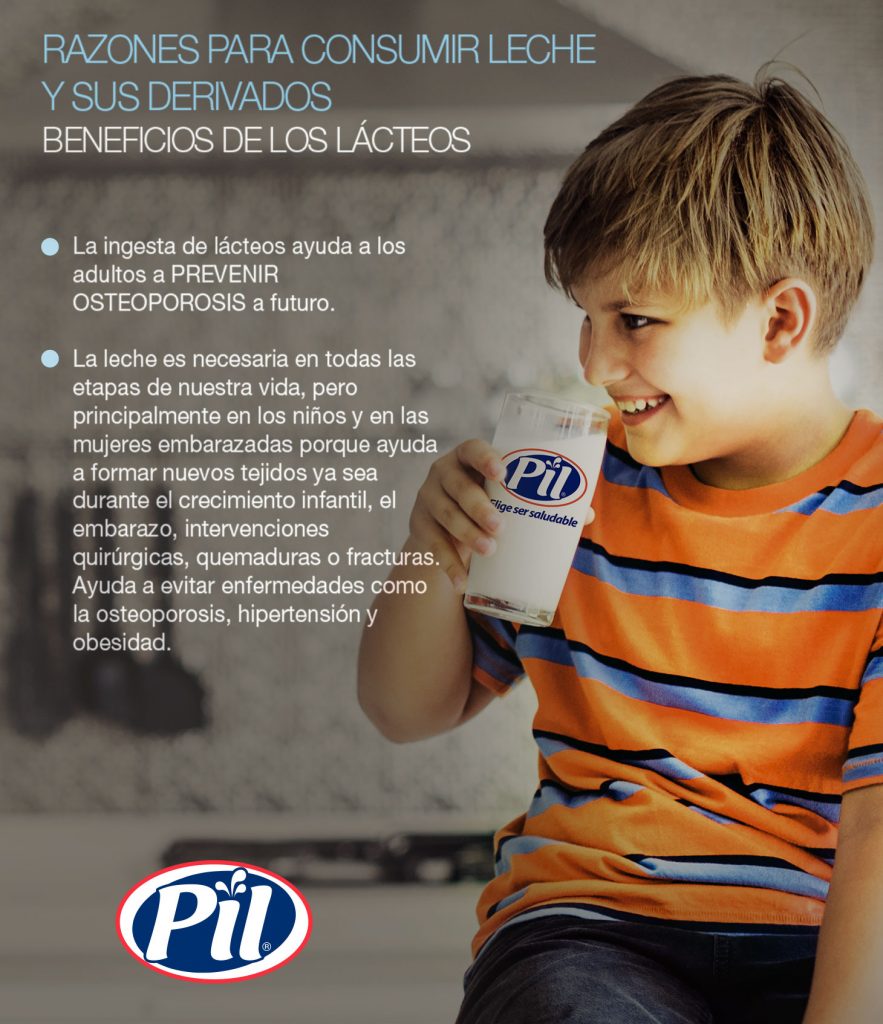PIL Andina promueve la ingesta de lácteos para una vida saludable