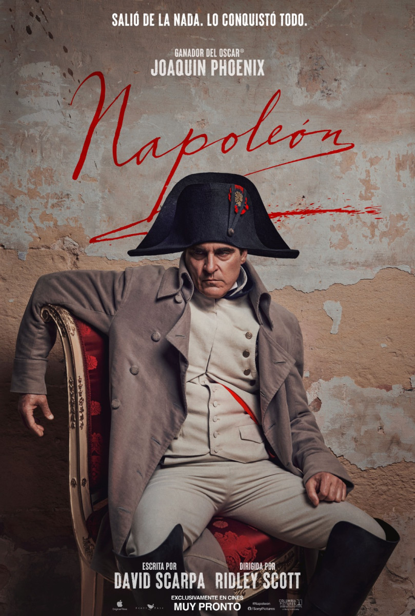 Joaquin Phoenix es “Napoleón” en la nueva epopeya cinematográfica del aclamado Ridley Scot