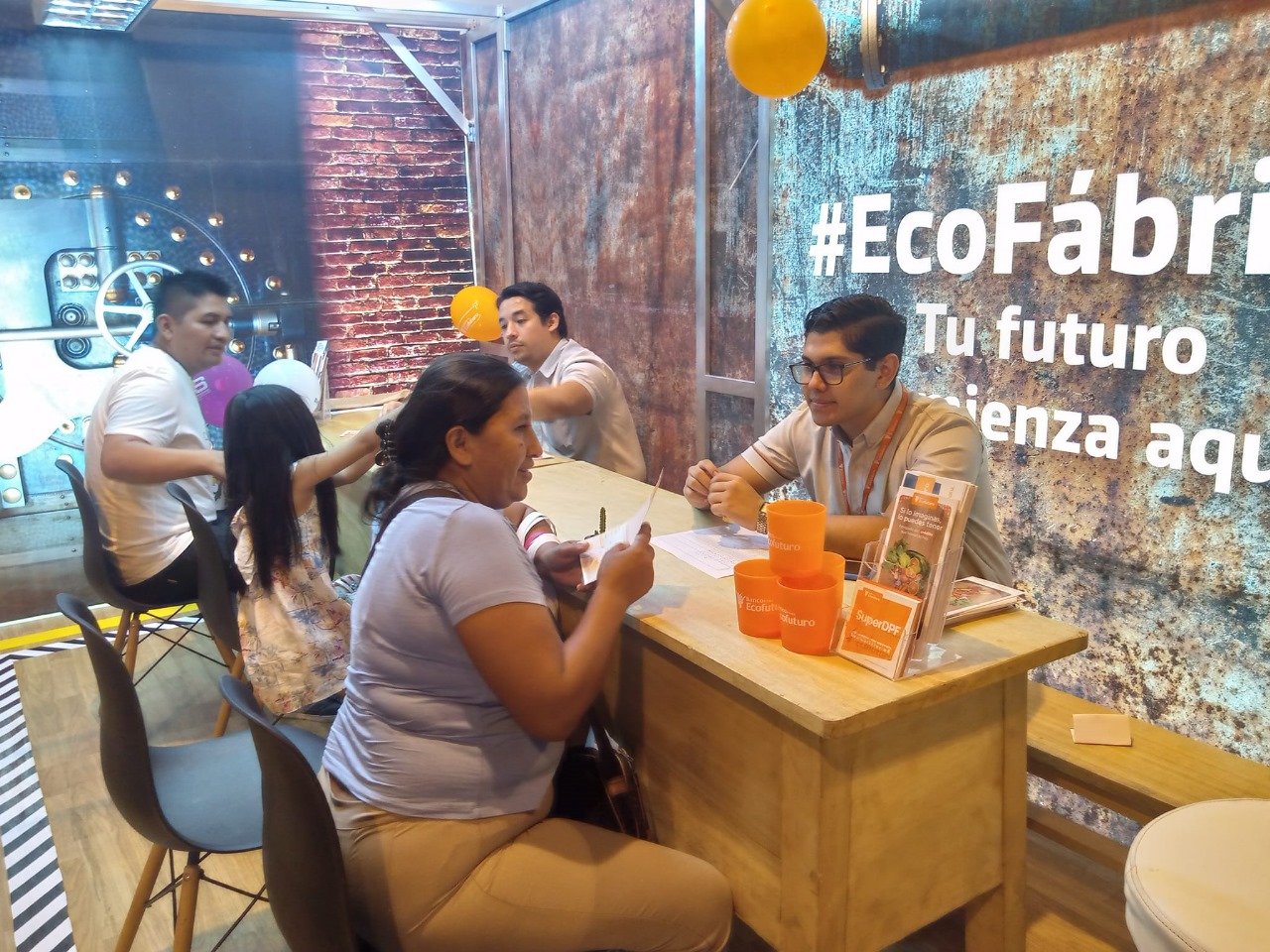 Ecofuturo llegó a más de USD 900 mil en intenciones  de crédito en la Feria de Servicios Financieros