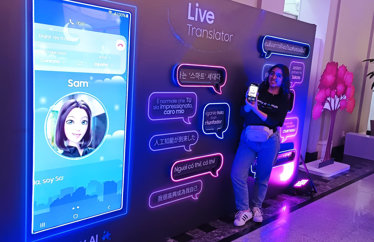 Samsung inaugura la zona de Experiencia Galaxy AI en las Torres Mall de La Paz