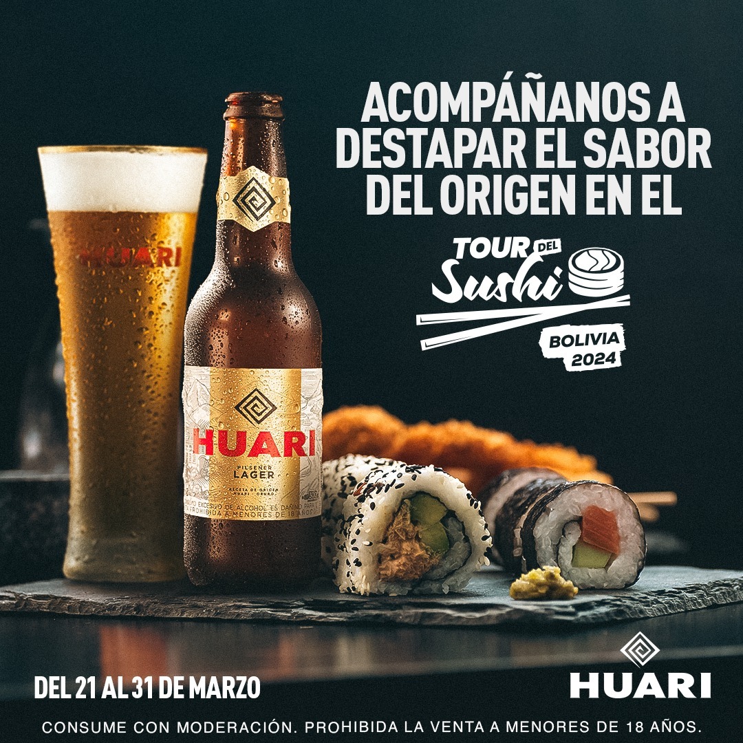 Huari eleva la experiencia del Tour  del Sushi con un exquisito maridaje   