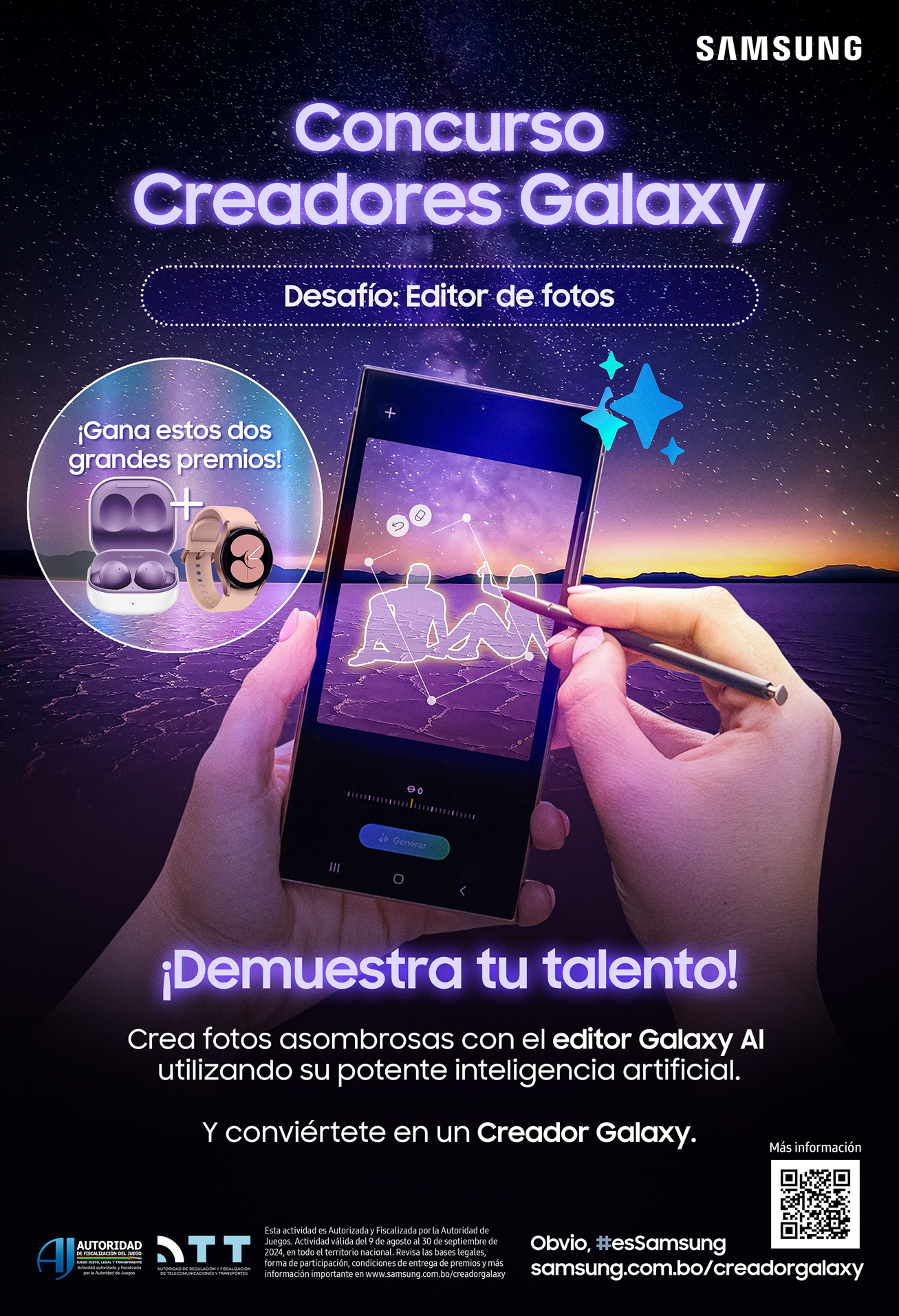 Creadores Galaxy: Samsung desafía a los bolivianos a crear contenido asombroso con Galaxy AI