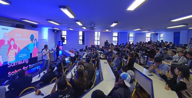 Samsung invita a los internautas a elegir al primer finalista del programa Solve for Tomorrow Samsung invita a los internautas a elegir al primer finalista del programa Solve for Tomorrow