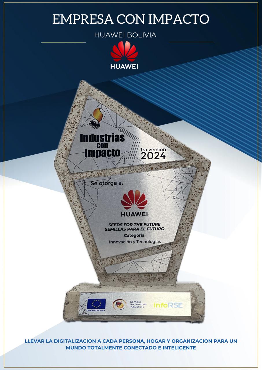 Huawei reconocida con el Galardón ‘Industrias con Impacto’  por su Programa Semillas para el Futuro   