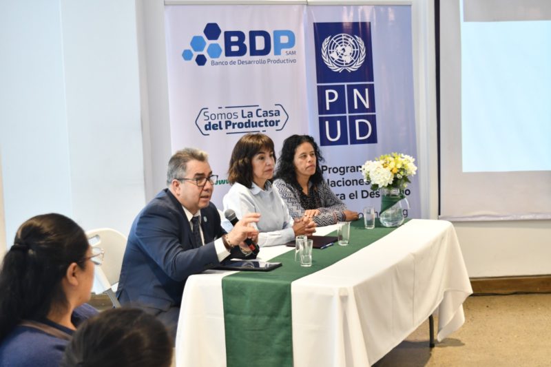 El BDP administrará un proyecto del Fondo para el Medio Ambiente Mundial para actividades productivas sostenibles El BDP administrará un proyecto del Fondo para el Medio Ambiente Mundial para actividades productivas sostenibles