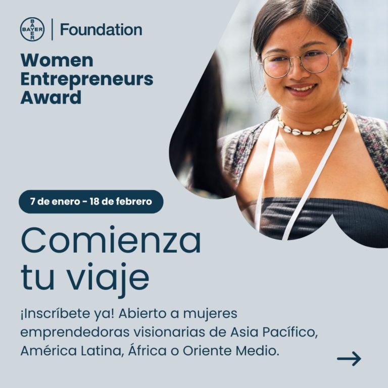 Fundación Bayer e Impact Hub Network buscan a 15 mujeres emprendedoras listas para escalar su impacto Fundación Bayer e Impact Hub Network buscan a 15 mujeres emprendedoras listas para escalar su impacto
