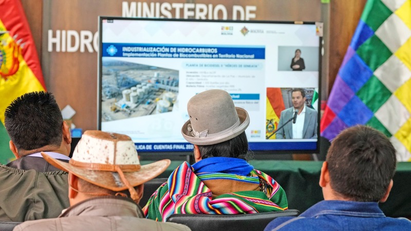 Bolivia registra en 2024 ejecución de $us 443,34 millones en el sector hidrocarburos