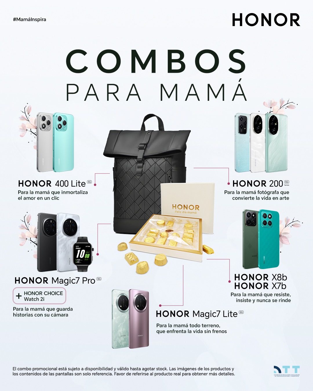 Sorprende a mamá con un HONOR y llévate un combo exclusivo para ella   