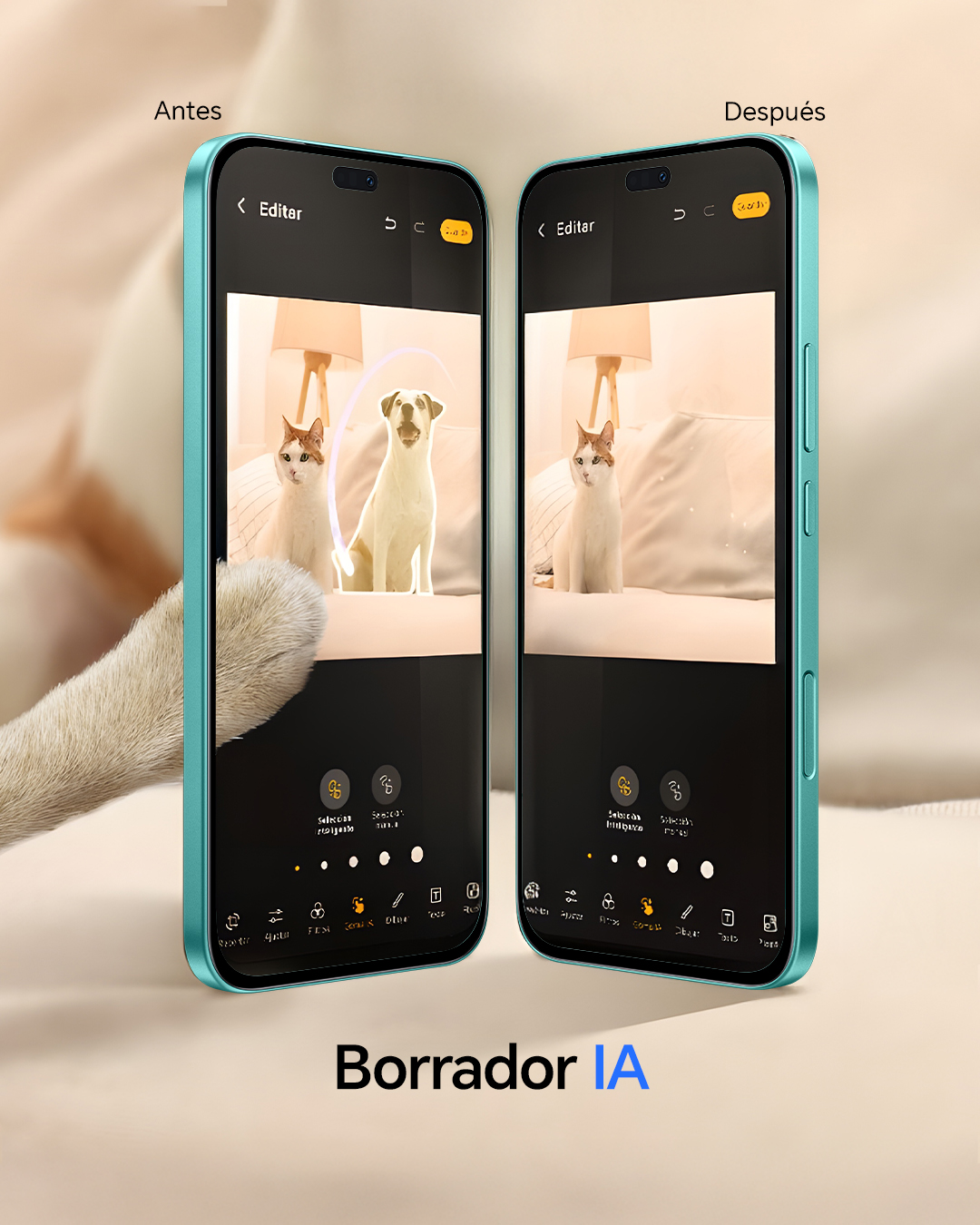 Edición inteligente desde el celular: HONOR 400 Lite integra Borrador IA y Pintura AI