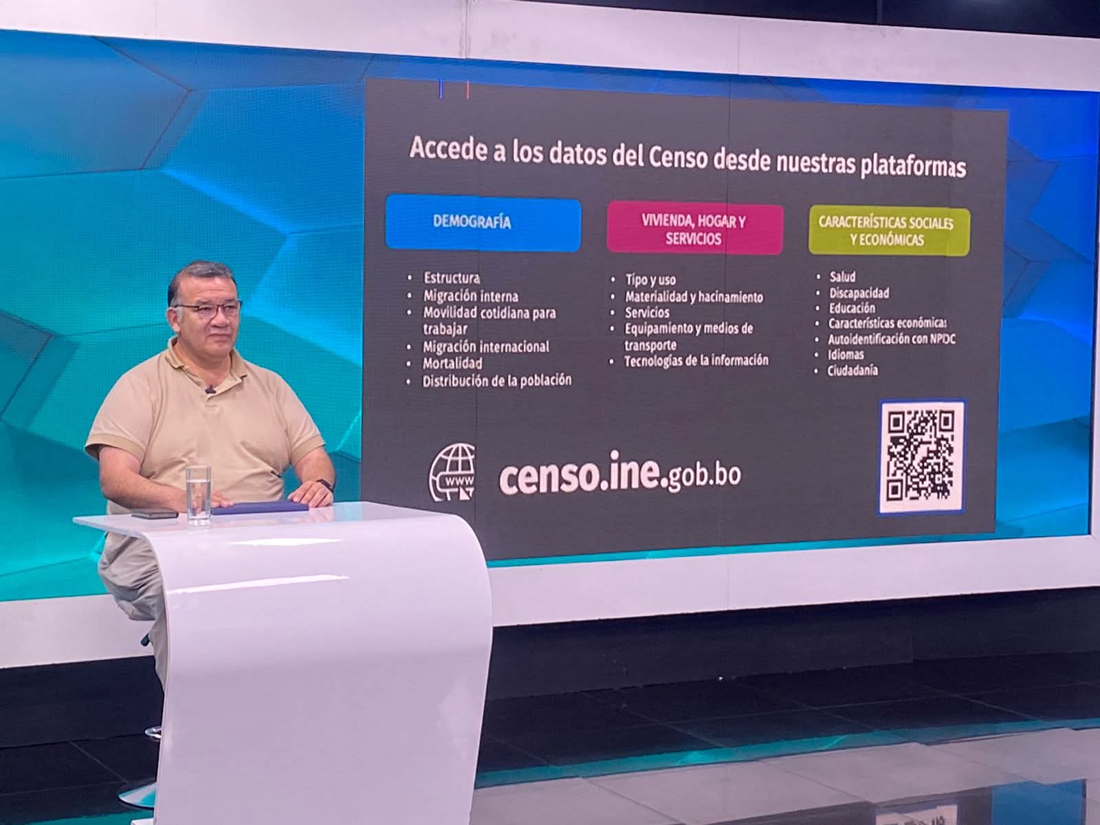 INE afirma que el Censo cubrió el 99,99% del territorio nacional y que más de un millón de bolivianos salieron de la pobreza