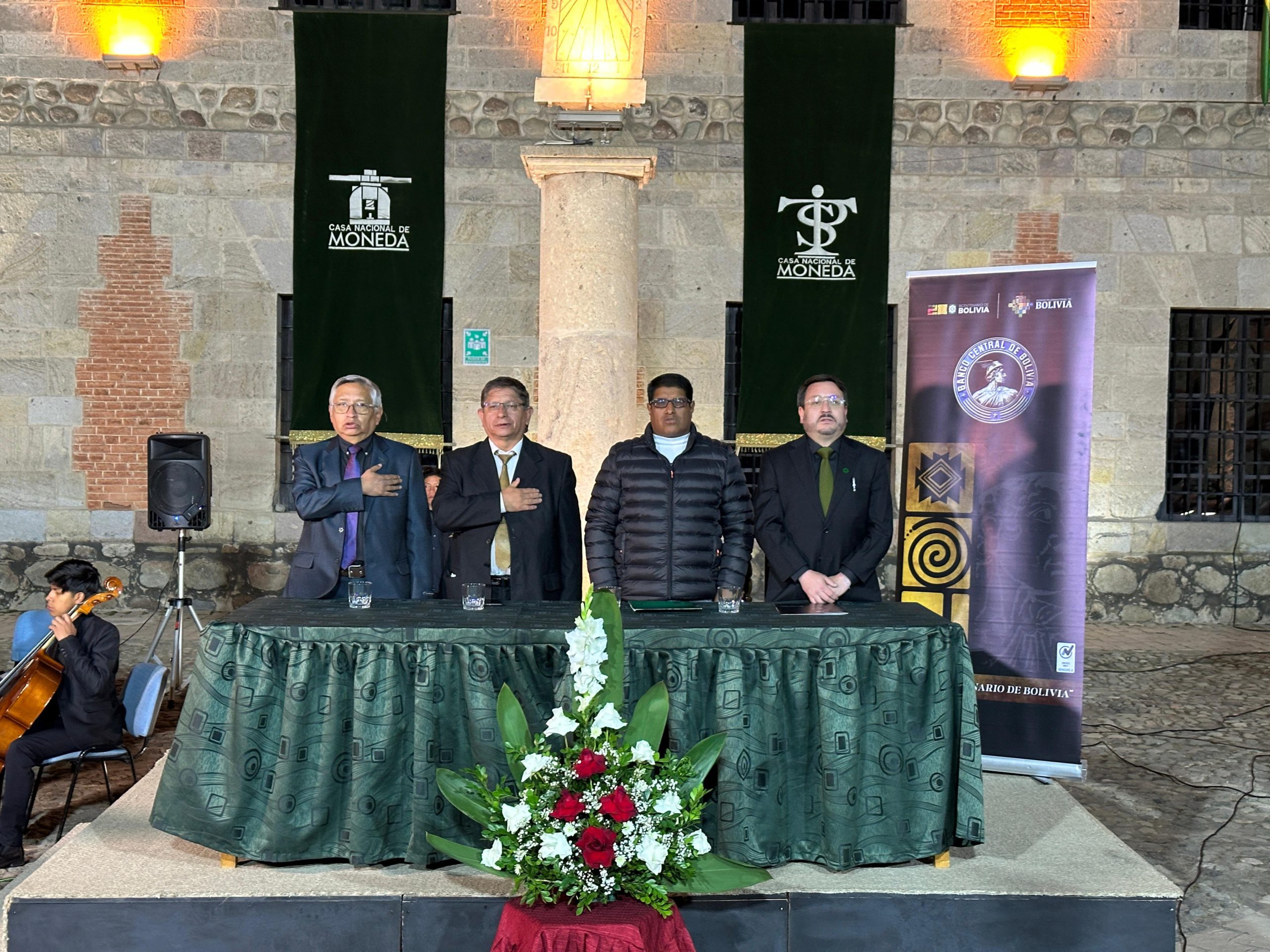 El Banco Central de Bolivia presenta la moneda conmemorativa por los 250 años de la Casa Nacional de Moneda de Potosí El Banco Central de Bolivia presenta la moneda conmemorativa por los 250 años de la Casa Nacional de Moneda de Potosí