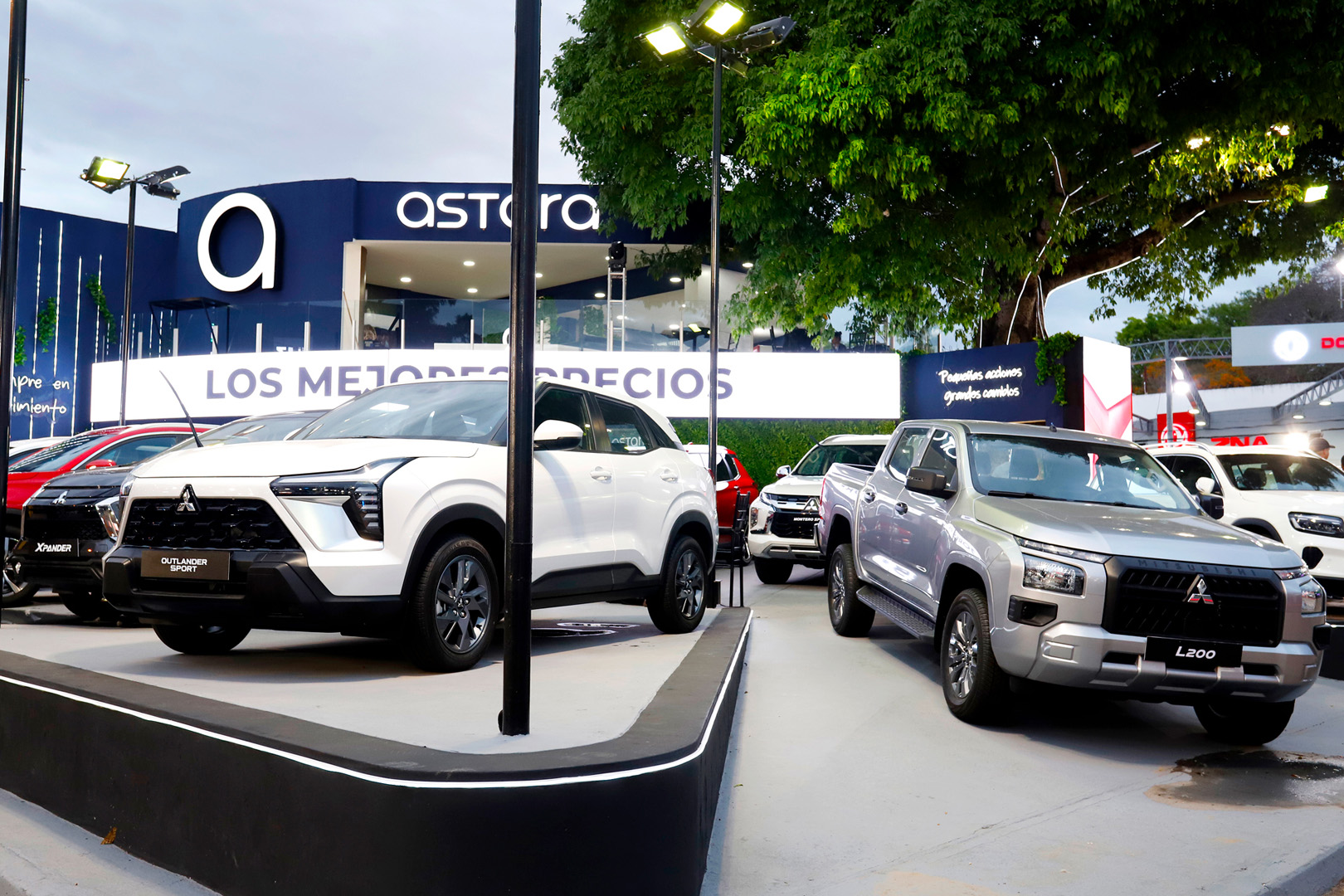 Mitsubishi Motors exhibe su fuerza todoterreno en Expocruz, junto a Astara      