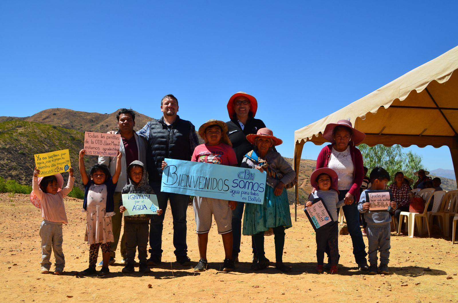 Llave Mayu I celebra la llegada del agua segura con el proyecto solidario de Agua Somos de CBN