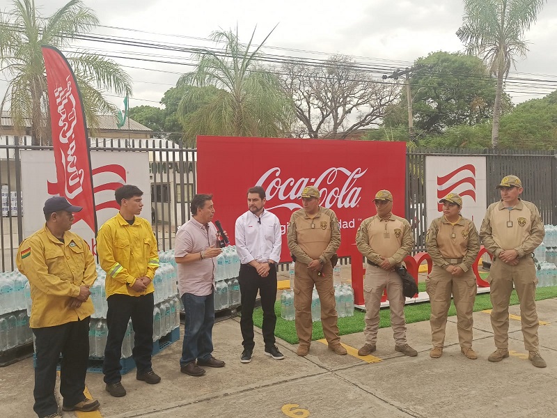Embol realiza nueva entrega de donativos para fortalecer lucha contra incendios