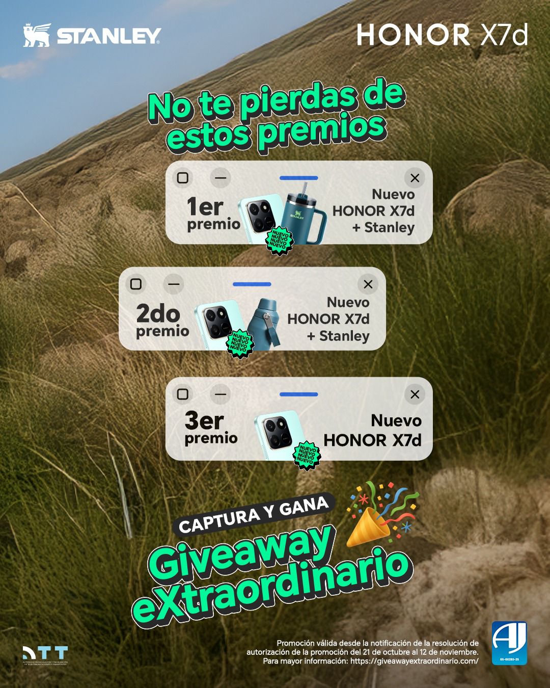 HONOR invita a participar del “Giveaway eXtraordinario” junto a Stanley    HONOR invita a participar del “Giveaway eXtraordinario” junto a Stanley