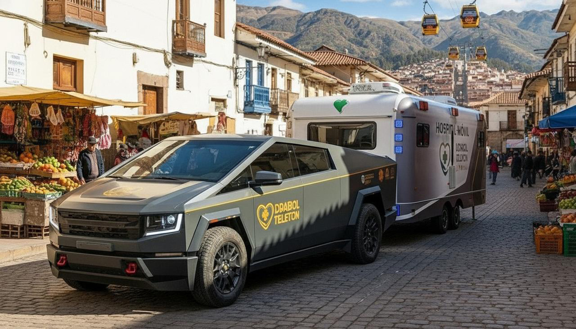 UDABOL presentó las primeras Cybertrucks destinadas a hospitales móviles y lanzó la Misión Sanitario–Académica Internacional 2026   