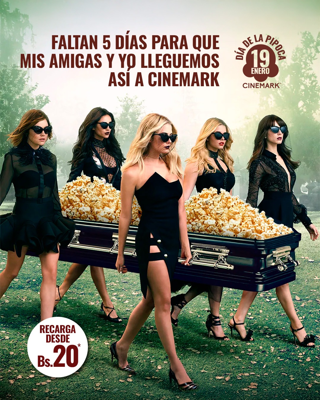 Cinemark celebra el Día de la Pipoca con una experiencia creativa y única para sus espectadores